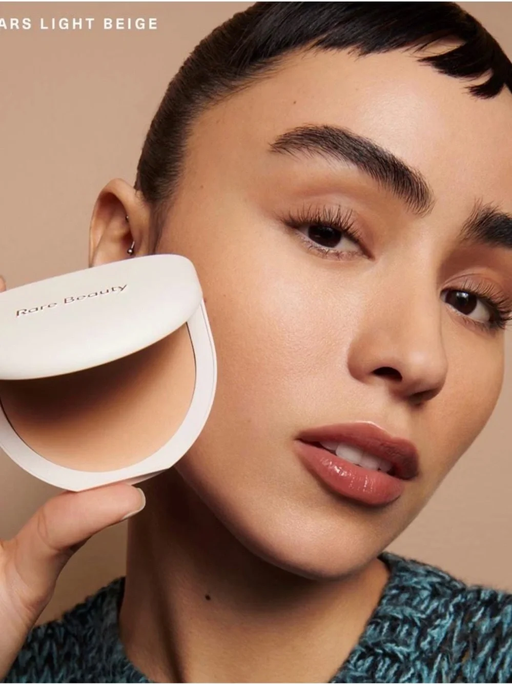 Rare Beauty True to Myself Tinted Pressed Finishing Powder - Light Beige